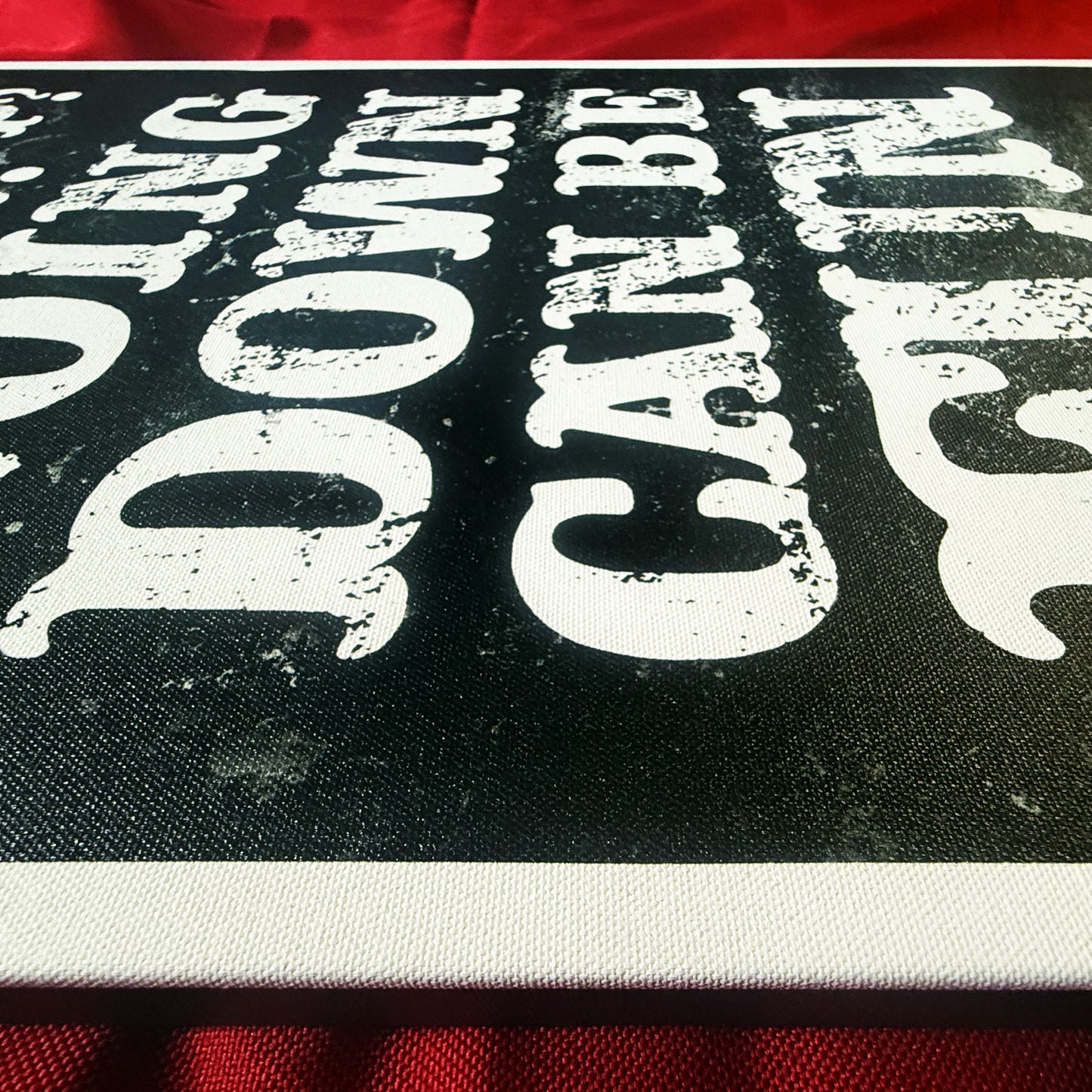 NOT FINAL - variations - Premium Canvas Quote Art "Going Down Can Be Fun Too" by Artist & Designer Lucas Gillon