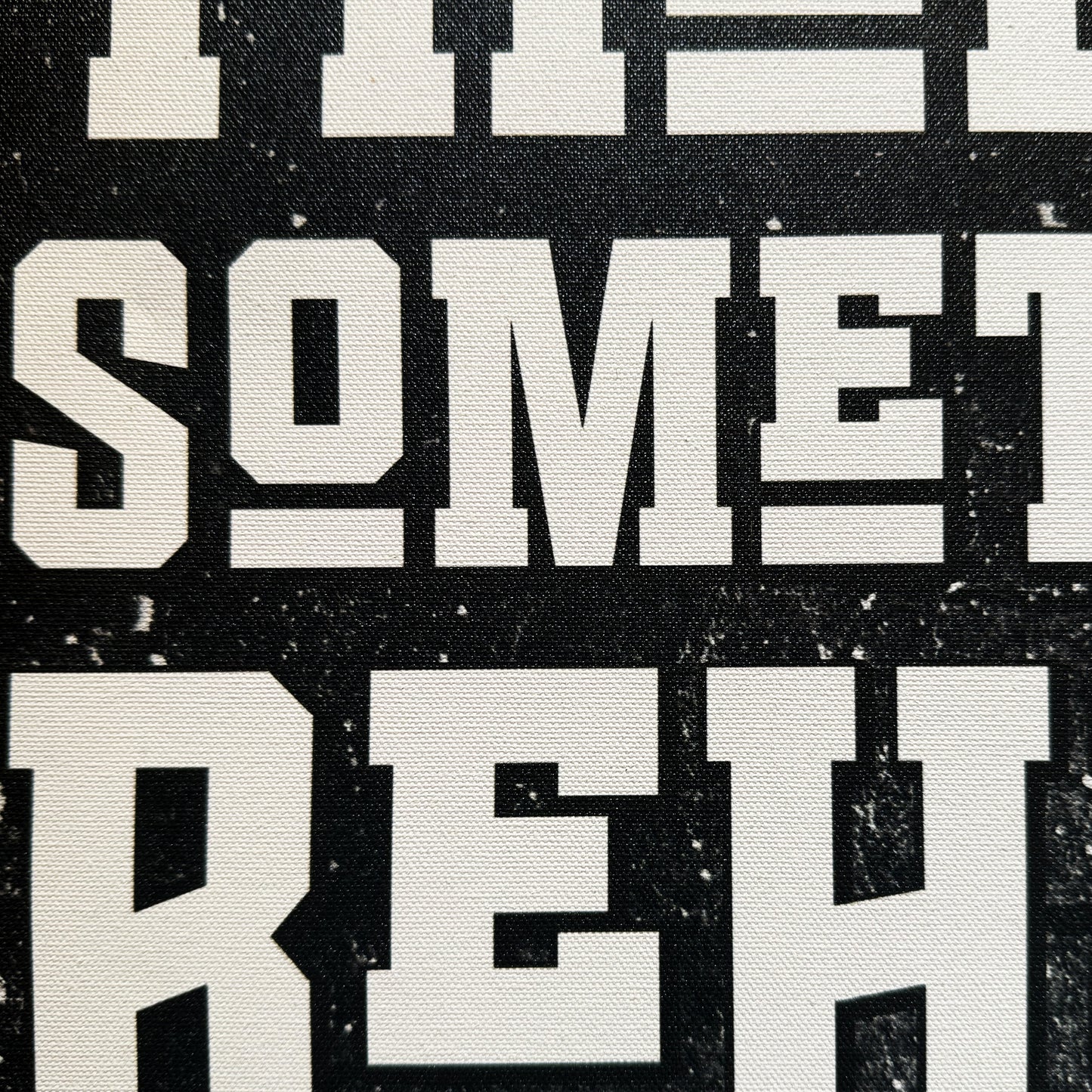 NOT FINAL - need to make variations too - Premium Canvas Quote Art "The Joke" by Artist & Designer Lucas Gillon