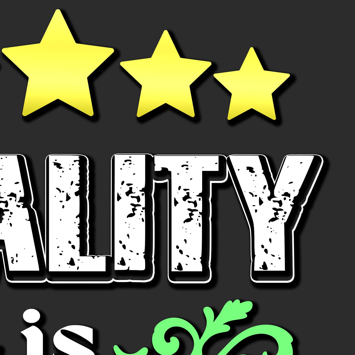 NOT FINAL - branding & copyright needed - Premium White Framed Quote Art "Reality is Subjective" by Artist & Designer Lucas Gillon