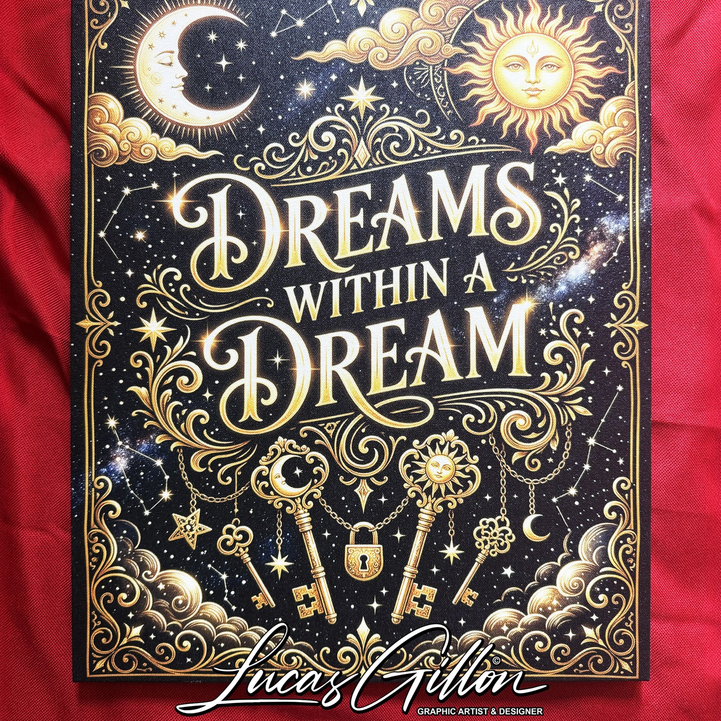NOT FINAL - need to make variations too - Premium Canvas Art "Dreams Within a Dream" by Artist & Designer Lucas Gillon