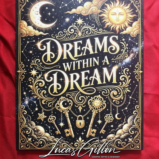 NOT FINAL - need to make variations too - Premium Canvas Art "Dreams Within a Dream" by Artist & Designer Lucas Gillon